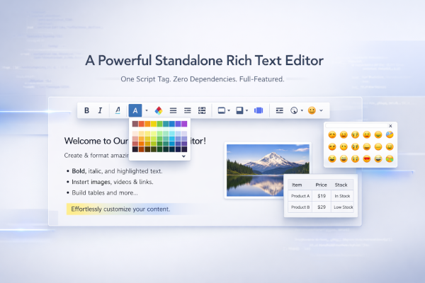 RTE Rich Text Editor